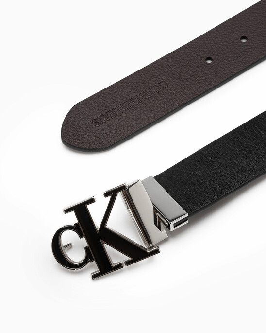 REVERSIBLE ENAMEL MONOGRAM BELT