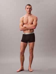 3 Pack Trunks - Micro Stretch, Black Body W/ Moon Mist Logo/ Black Body W/ Spray, hi-res