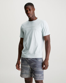 Logo Gym T-shirt, SKY GRAY, hi-res
