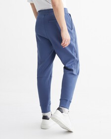 Embossed Monogram Sweatpants, AEGEAN SEA, hi-res