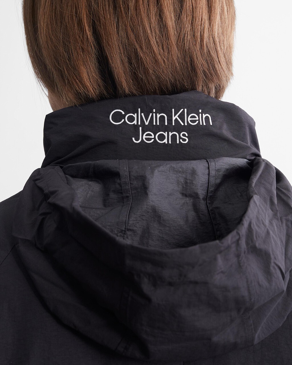 Reversible Stand Collar Puffer Jacket, Ck Black, hi-res