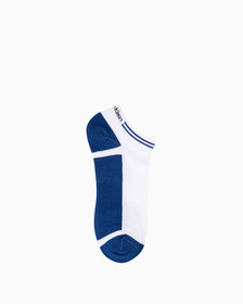 Men's 1 Pack Half Cushion Low Cut Socks, WHITE, hi-res