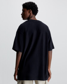 Cotton Monogram T-Shirt, Ck Black, hi-res