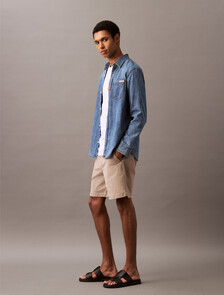 Signature Cotton Chino Short, Vintage Khaki, hi-res