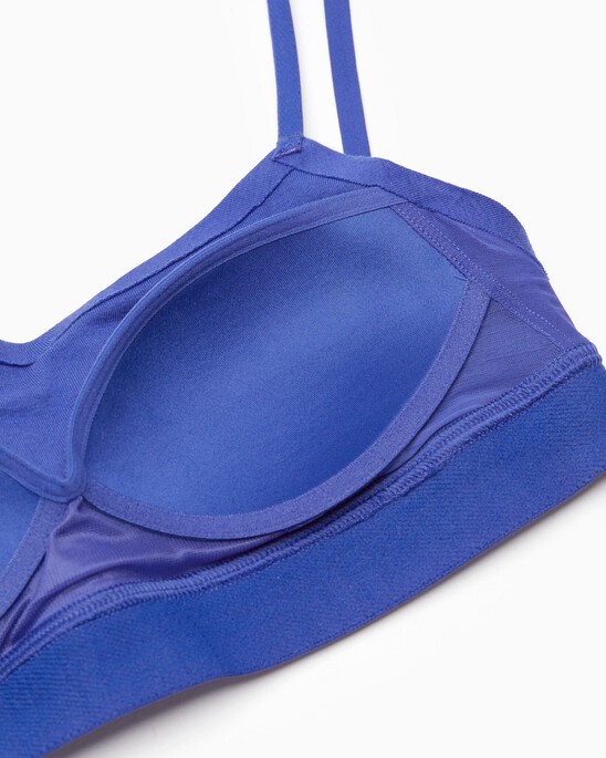 Embossed Icon Cotton Lightly Lined Bralette