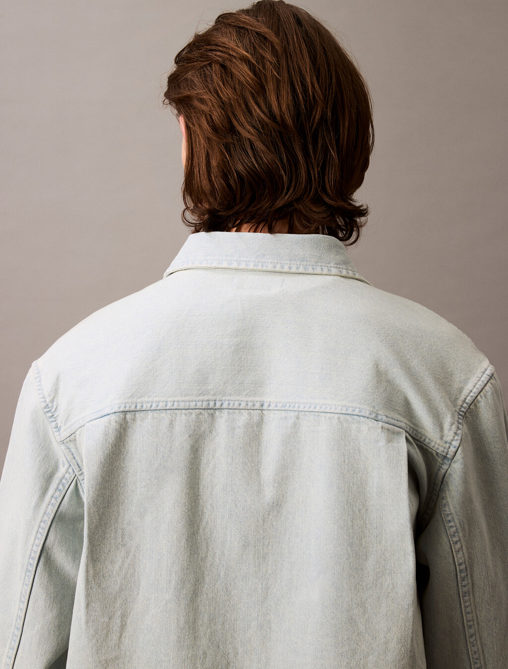 Goldenrod Denim Overshirt, GOLDENROD, hi-res
