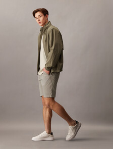 Essential Cotton Lyocell Chino Shorts, Rock Ridge, hi-res