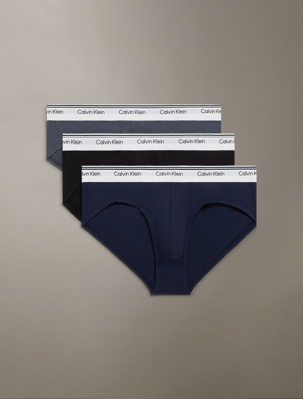 Cotton Stretch Balance Hip Briefs 3 Pack, Black/Turbulence/Blue Shadow, hi-res