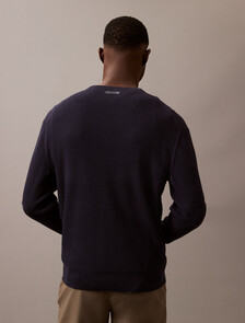 Textured Jumper, Baritone Blue, hi-res