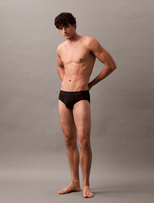 Ultra Soft Modal Hip Brief, Black, hi-res