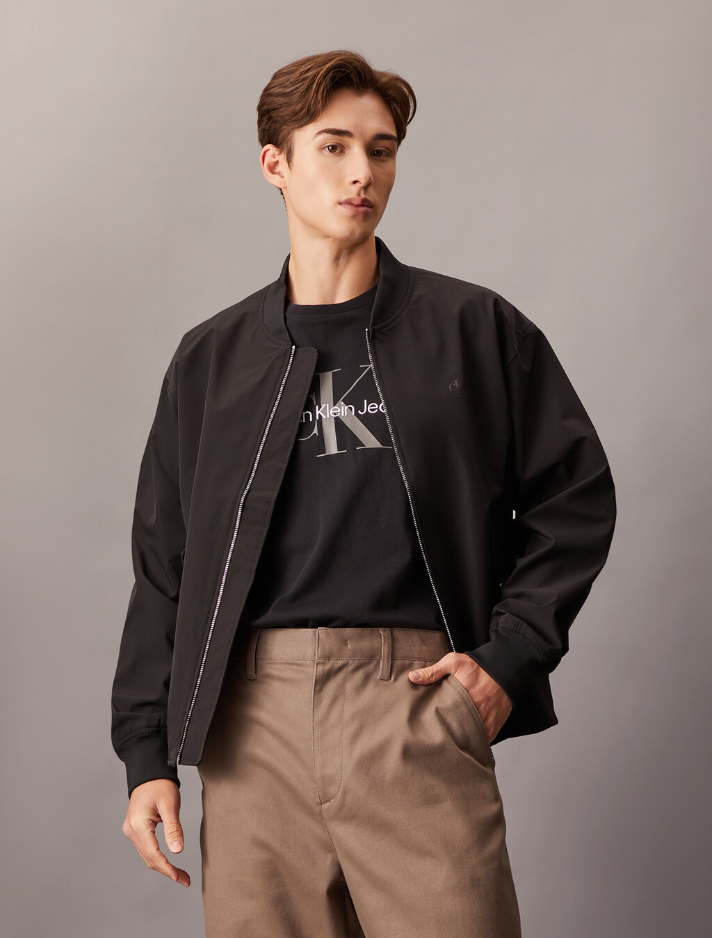 Lightweight Technical Bomber, Ck Black, hi-res