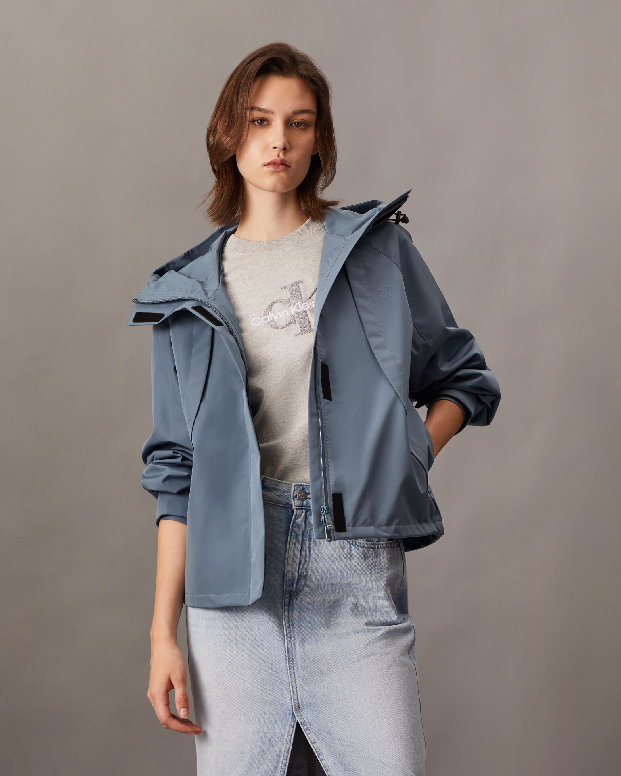 Calvin klein lightweight jacket women's cheap