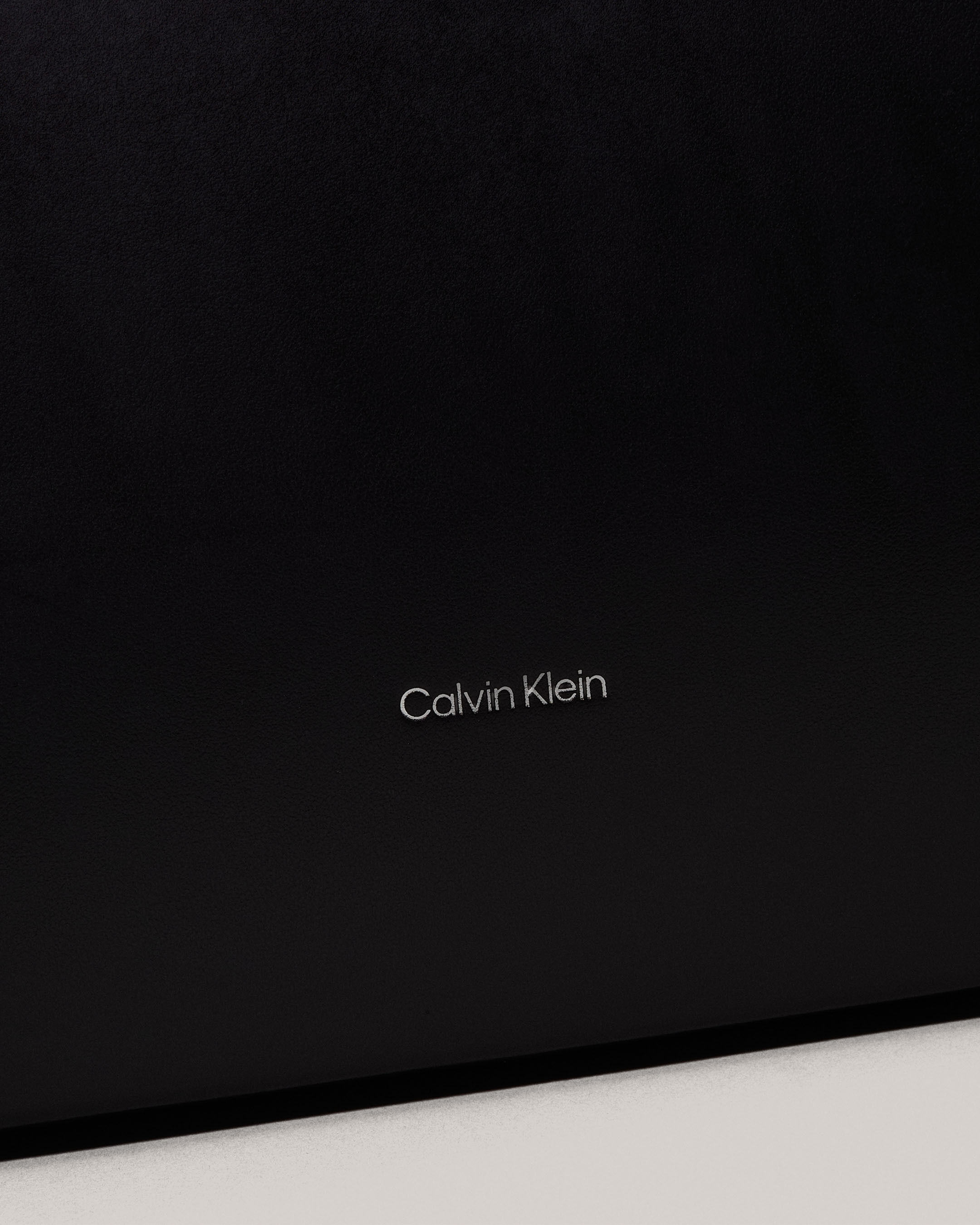 CK Paper Bag Leather Tote black Calvin Klein Singapore