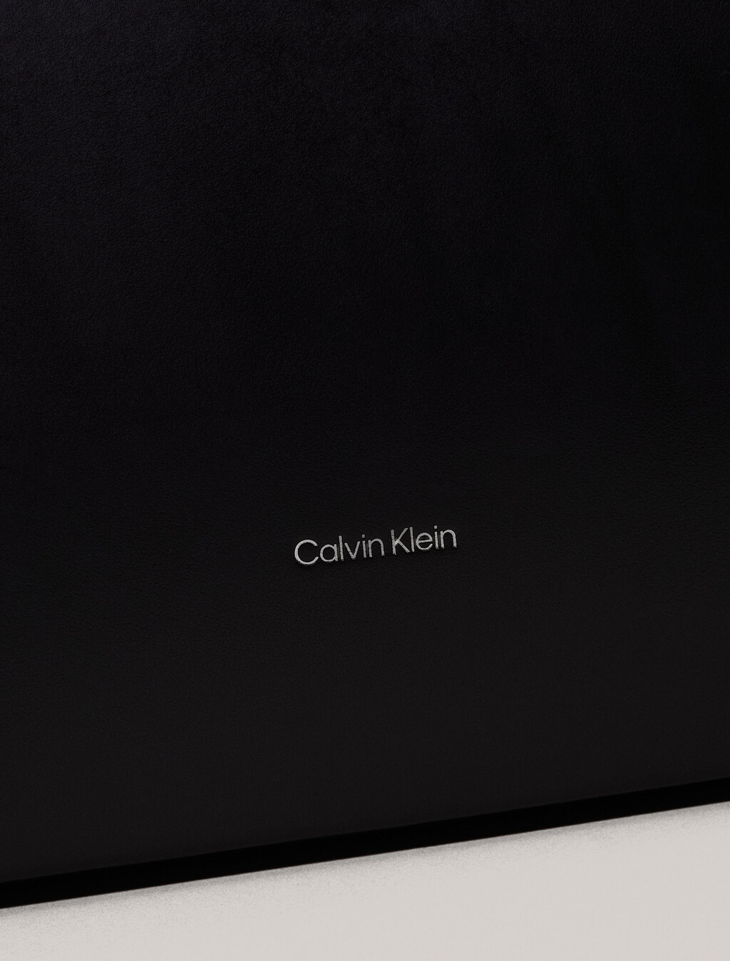 CK Paper Bag Leather Tote, Black Beauty, hi-res