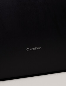 CK Paper Bag Leather Tote, Black Beauty, hi-res