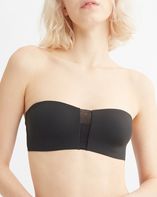 MESH LACE LIGHTLY LINED BANDEAU BRA