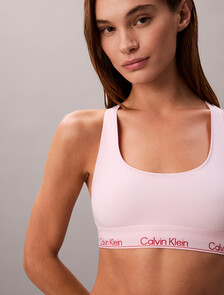 Unlined Bralette - Icon Cotton Modal, Potpourri, hi-res