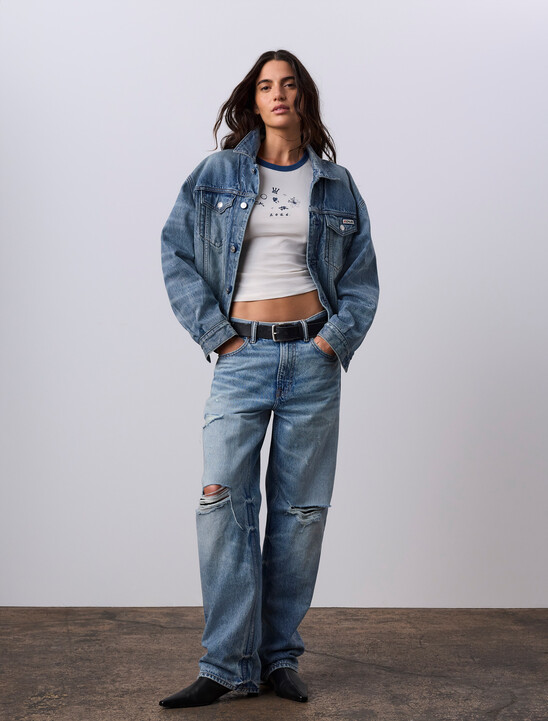 Jung Kook for Calvin Klein 90s Denim Trucker Jacket