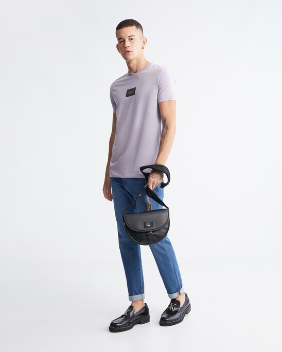CKJ Tagged Saddle Bag