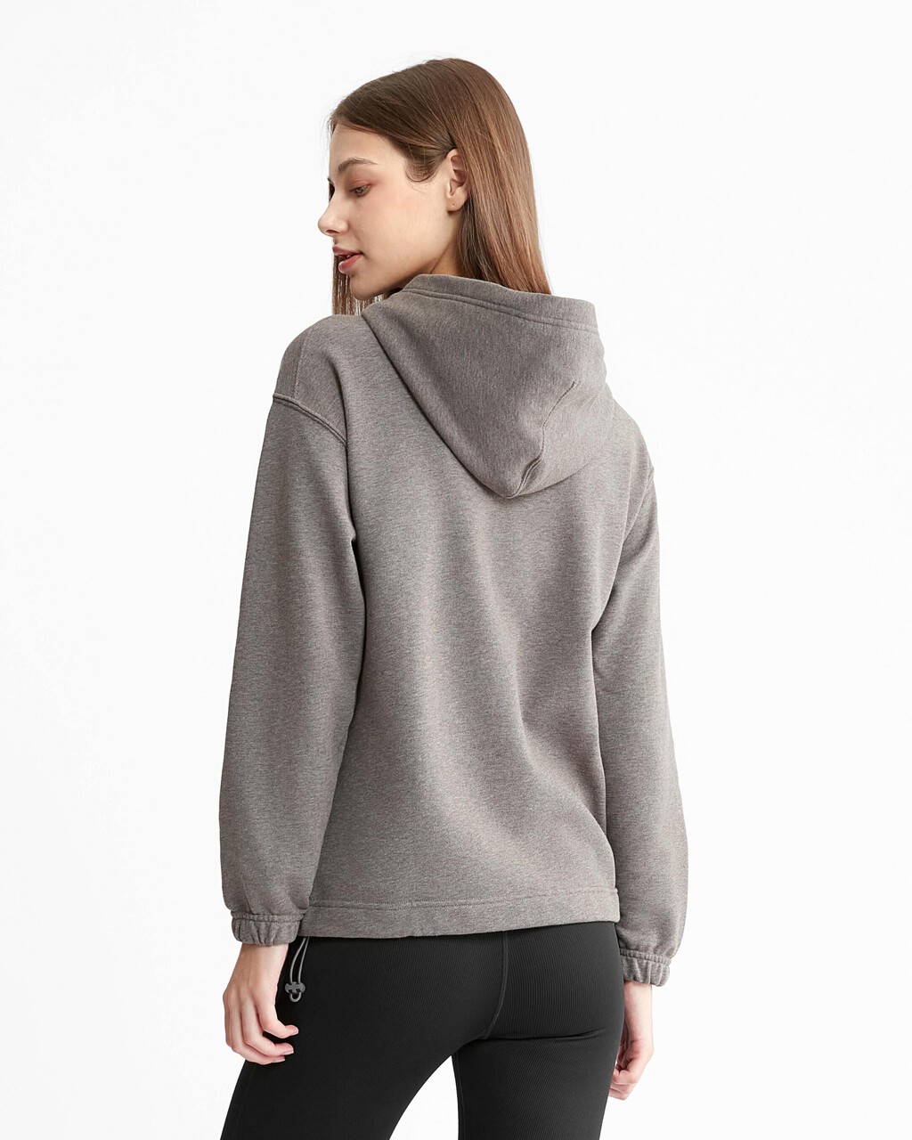 Cotton Terry Hoodie, RABBIT, hi-res