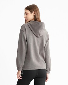 Cotton Terry Hoodie, RABBIT, hi-res