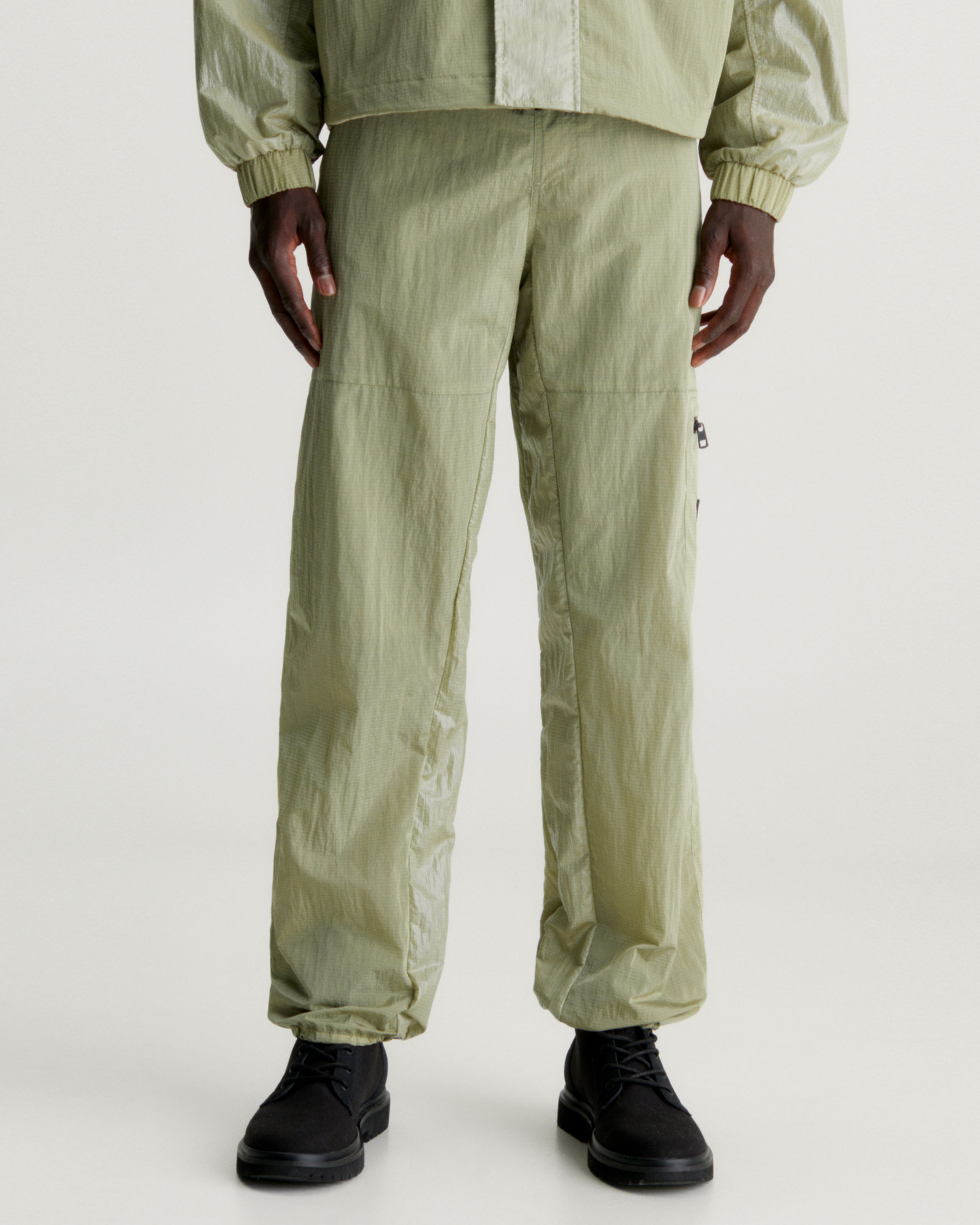 Relaxed Nylon Cargo Pants