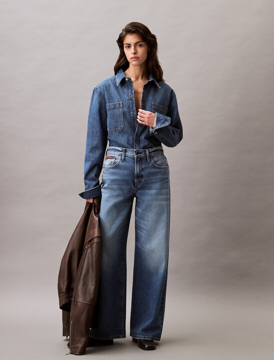 Wide Leg Fit Jeans