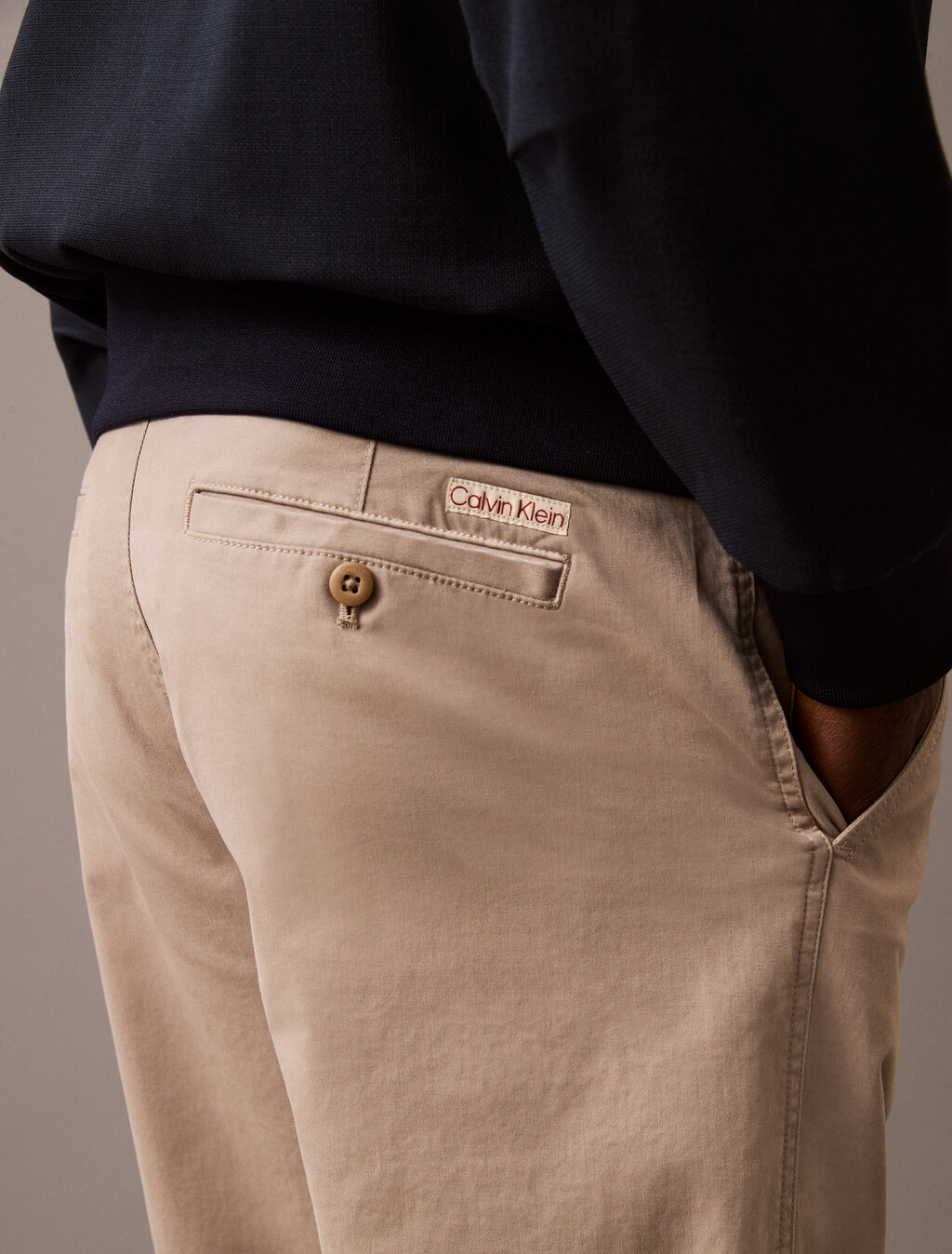 90s Straight Twill Chinos, Vintage Khaki, hi-res