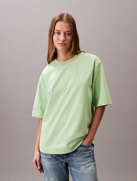 Cooling Cotton Jersey Relaxed Tee