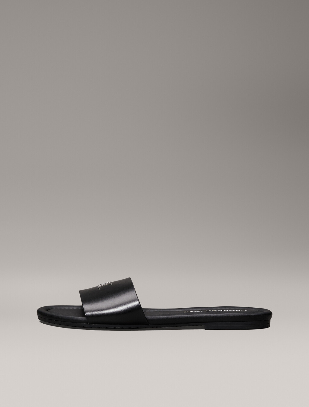 FLAT SANDAL SLIDE MG, Triple Black, hi-res