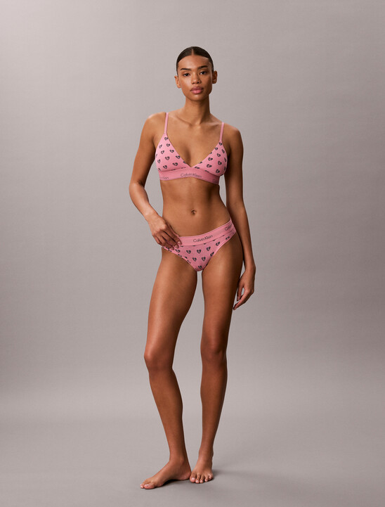 Icon Cotton Modal Lightly Lined Triangle Bralette