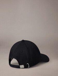 Twill Logo Cap, Black, hi-res