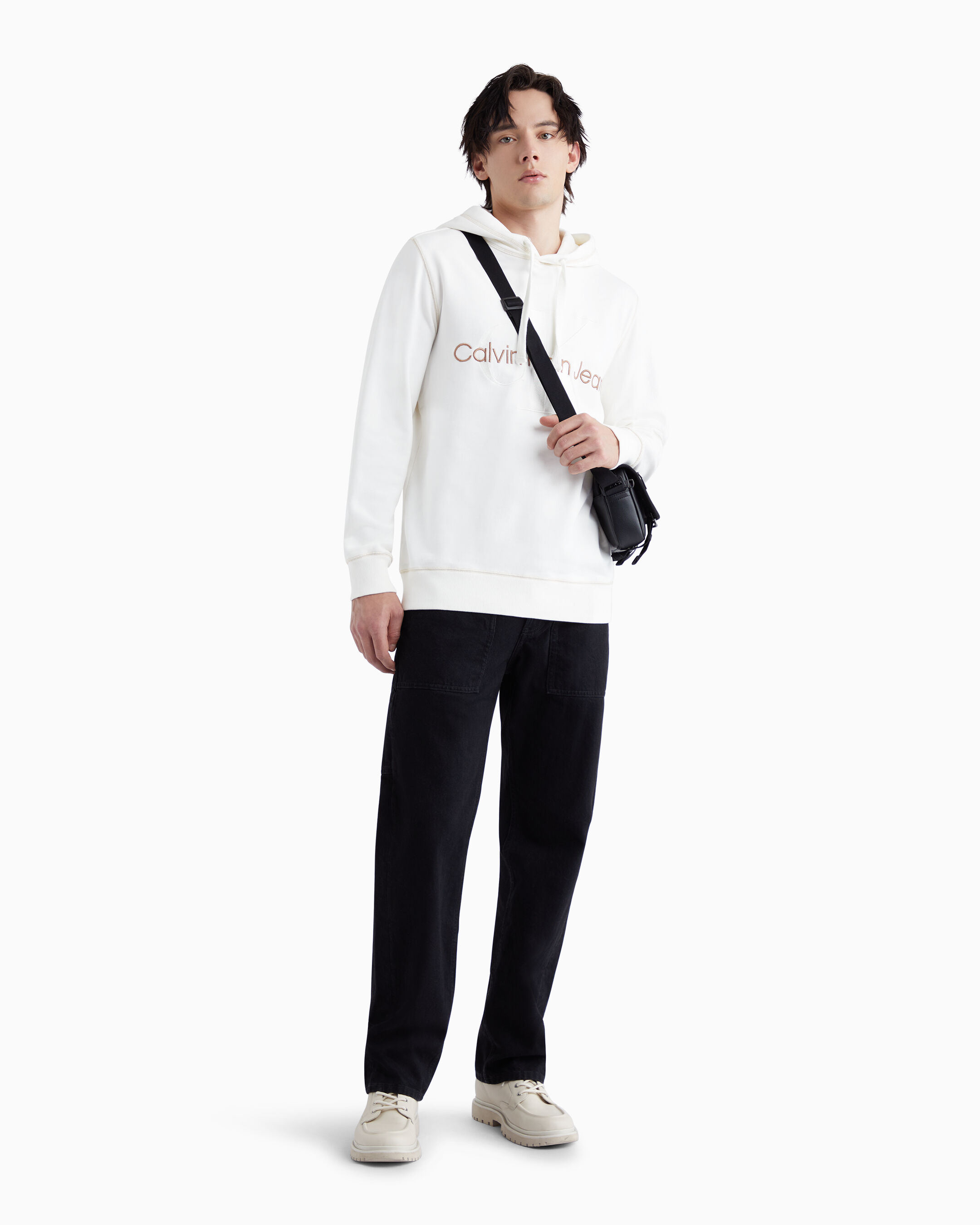 Mens calvin klein hoodie sale outlet