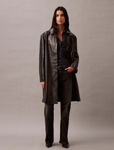 Lamb Suede Car Coat, Black Beauty, hi-res