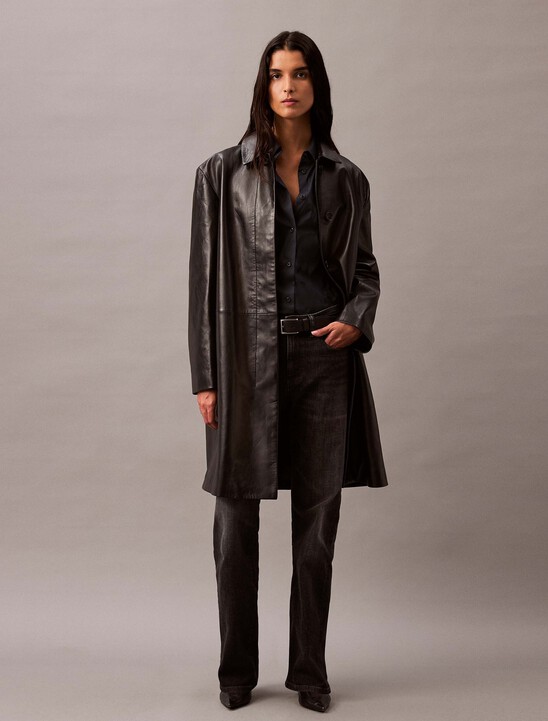Lamb Suede Car Coat