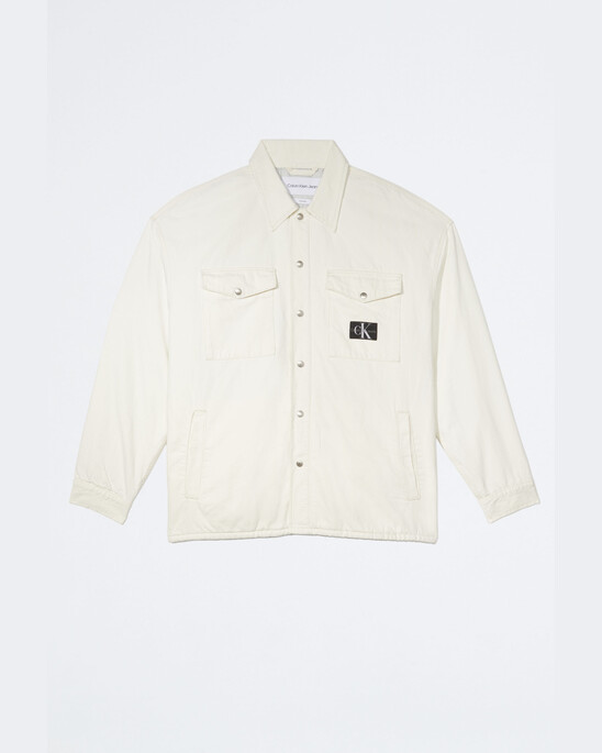 MODERN NEUTRALS OVERSIZED PADDED SHIRT JACKET
