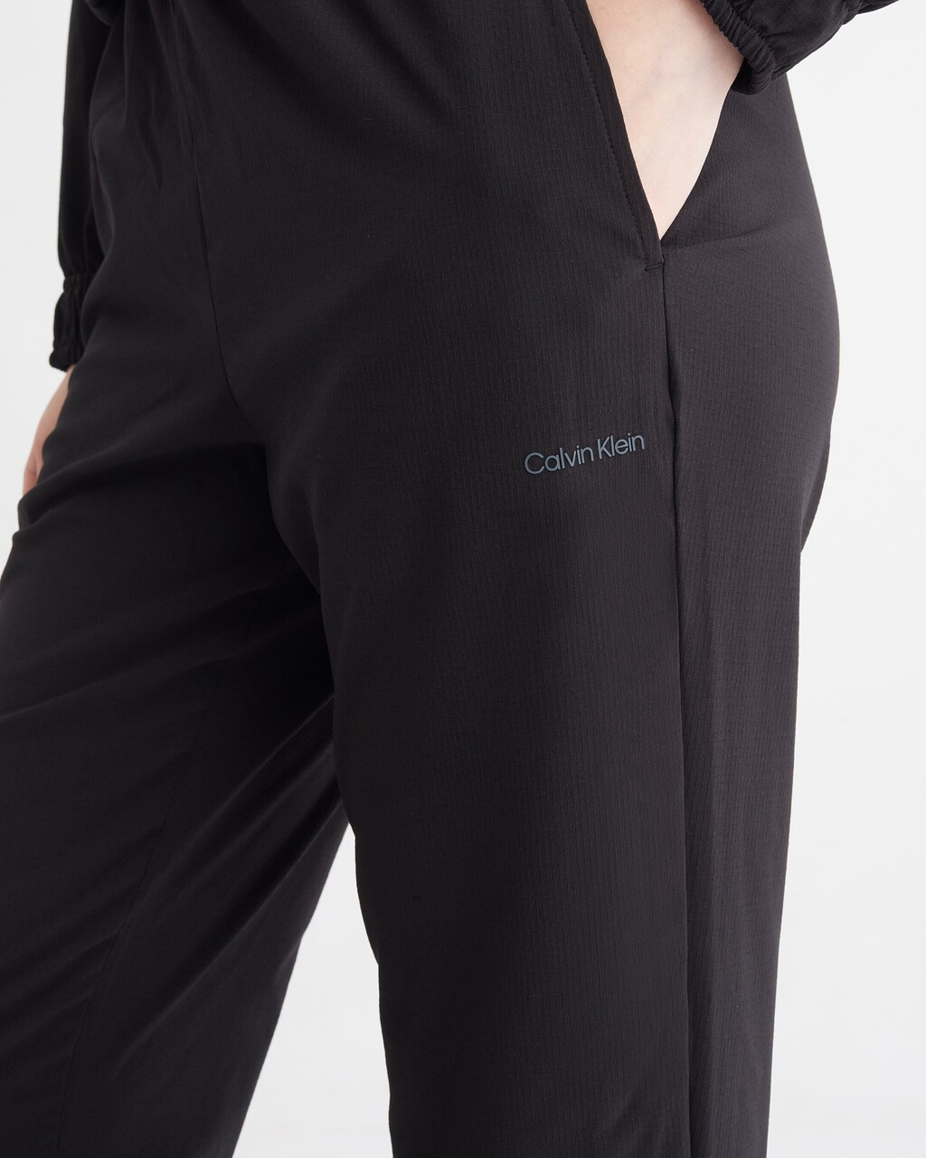 Essentials Woven Taper Pants, BLACK BEAUTY, hi-res