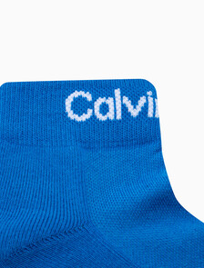 Monogram Cushion Low Cut Sock 2 Pack, BLUE ASSORT, hi-res