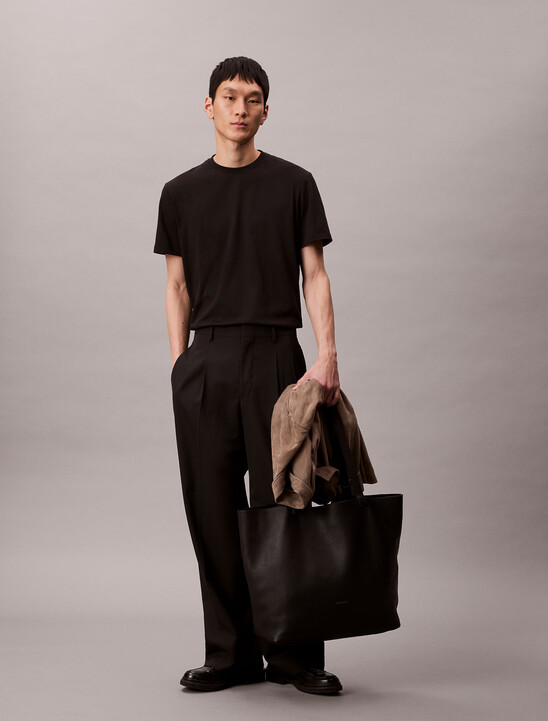 Solid Liquid Touch Crewneck Tee