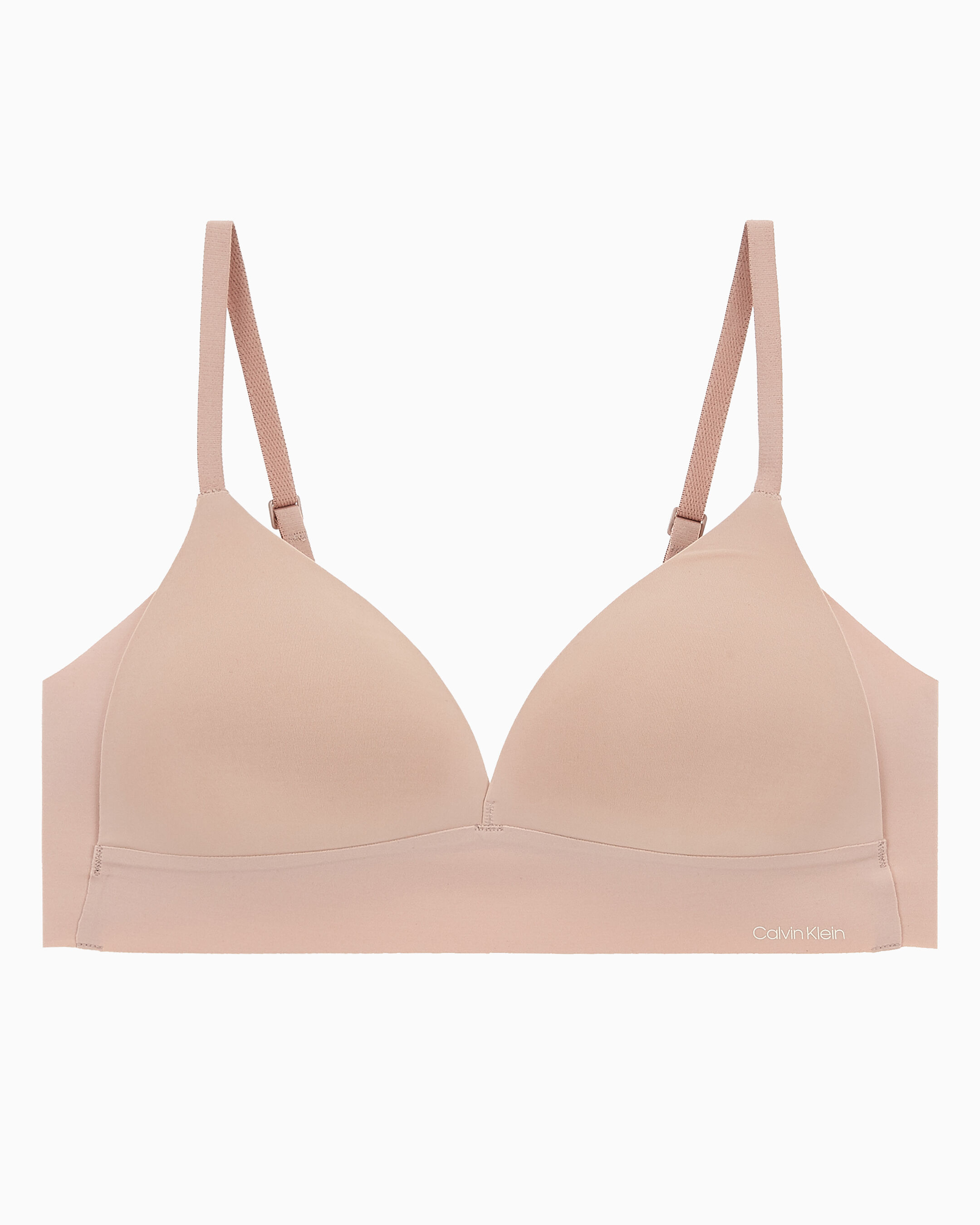 Invisibles Lightly Lined Triangle Bra | brown | Calvin Klein