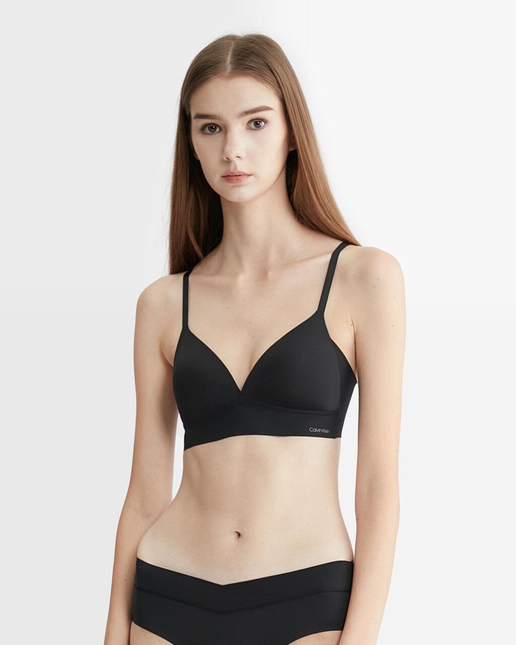 Calvin klein invisibles triangle bralette clearance