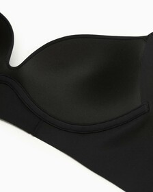 INVISIBLES LACE PUSH UP PLUNGE BRA, Black, hi-res