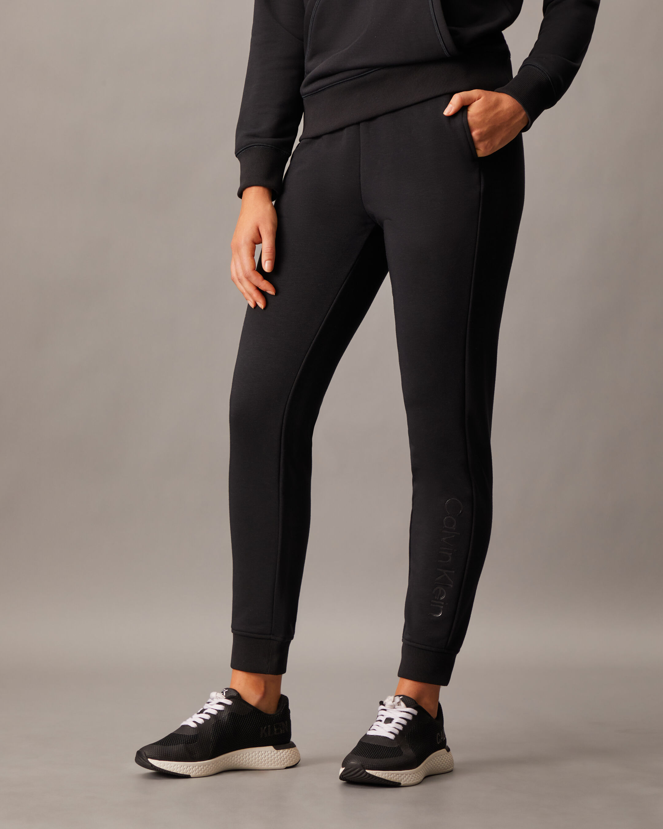 Calvin klein joggers black deals