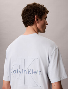 Cooling Relaxed Back Monogram Tee, Plein Air, hi-res