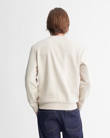 Stencil Logo Patch Terry Sweatshirt, Pelican, hi-res