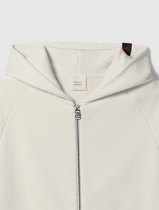 Lux Terry Zip Hoodie, Chalk, hi-res