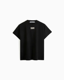 MICRO LOGO TEE, Ck Black, hi-res