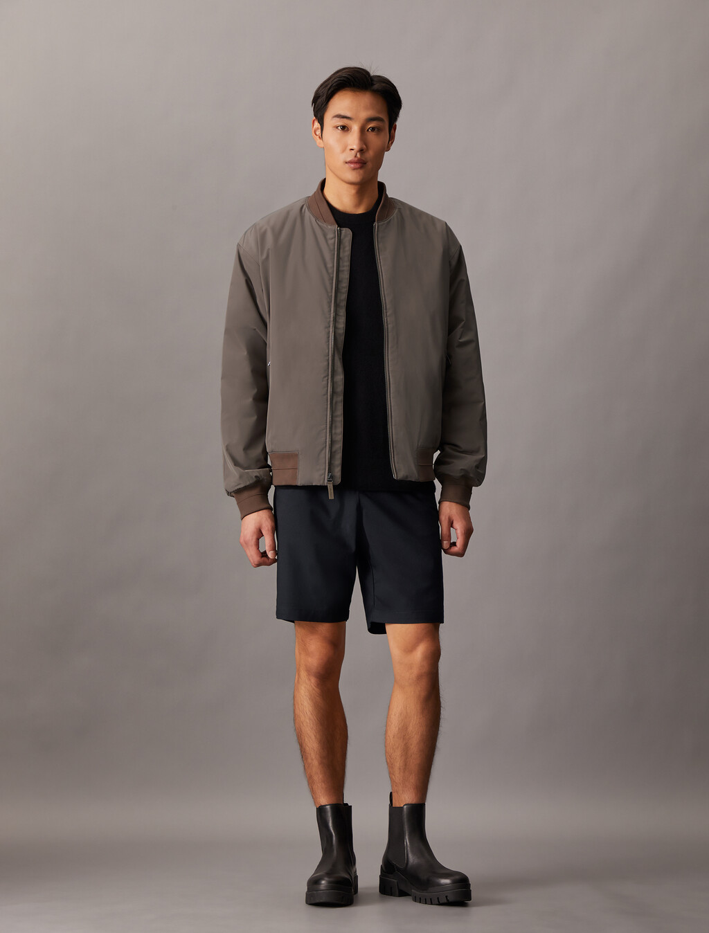 Hero Matte Classic Bomber Jacket, Falcon, hi-res