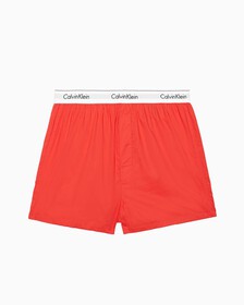 Modern Cotton Love Notes Slim Boxers, Orange Odyssey, hi-res