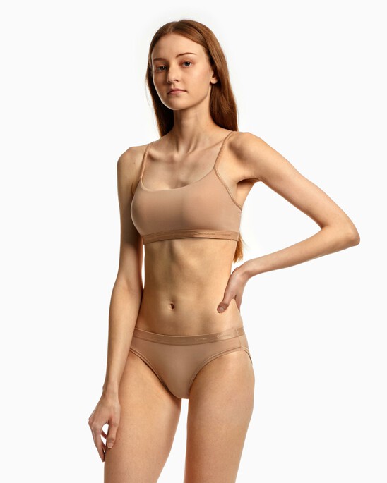 FORM TO BODY NATURAL UNLINED BRALETTE